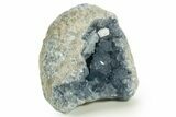 Sparkly, SKy-Blue Celestine (Celestite) Geode - Madagascar #344659-2